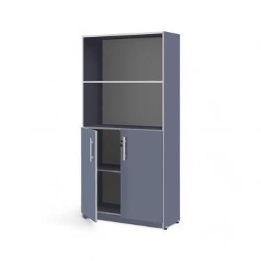 Imagem de Armário Estante Com Prateleiras Light Azul