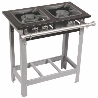 Imagem de Fogão 2 Bocas Duplas 40x40 PF.65 Metalmaq 2BD M6