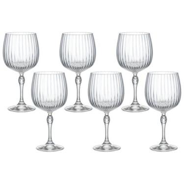 Imagem de Taça De Vidro Bormioli Rocco Para Gin Tônica 745 ml America 20s 6 Peça