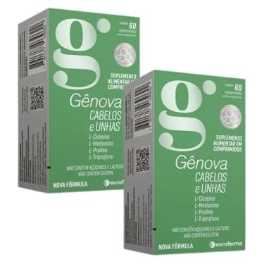 Imagem de Gênova Cabelo E Unhas Kit C/02 Caixas C/60 Caps Cada Caixa