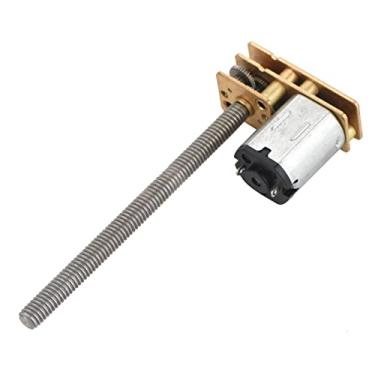 Imagem de DC Gear Motor High Torque Low Noise Electric Gear Box Redução Motor para Elevadores Braços Mecânicos Brinquedos Eletrônicos 6V 12V M4 55mm Shaft (6V 30rpm)