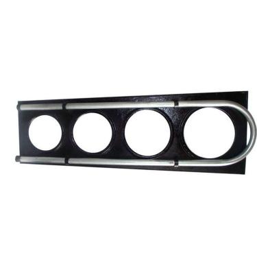 Imagem de Chapa Fogão Lenha Serpentina Cano Ferro 4 Furos 29x100x35cm