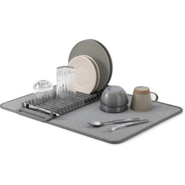 Imagem de Super Escorredor Louça Pia Tapete Secador Prato Talheres Copo Ultra ab