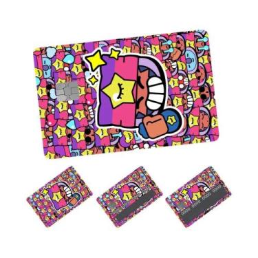 Imagem de Novos Adesivos De Cartão De Crédito Brawl Stars De Desenho Animado 4pc