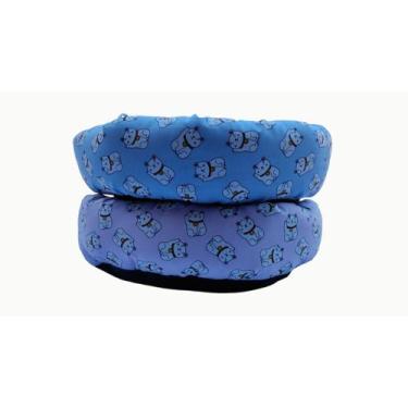 Imagem de Caminha Redonda Para Cachorro e Gato - Kolin Enxoval, Azul