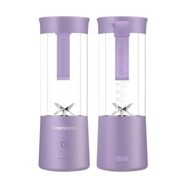 Imagem de Liquidificador portátil 18000-22000rpm HighPower 500 ml Juicer Cup (roxo)