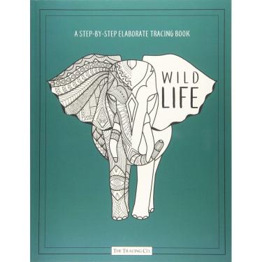Imagem de Tracing Book Wild Life with Animal Zentangle Designs para adultos