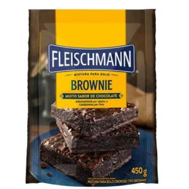 Imagem de Mistura p/ bolo fleischmann brownie pacote c/ 400 grs