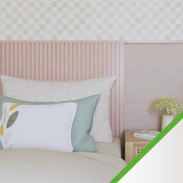 Imagem de Kit Cabeceira Painel Ripado | Linha Play | Simples Instalação e Durabilidade (Rosa, Solteiro)