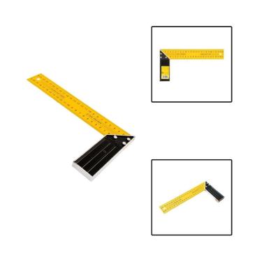 Imagem de Esquadro Marceneiro Carpinteiro Alumínio 10