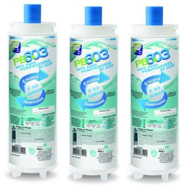 Imagem de Kit com 3 Refil Filtro Ibbl Pb603 Fr600 Atlantis Bdf Pfn