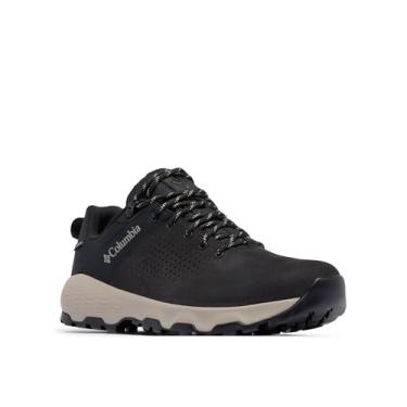 Imagem de Columbia Newton Nimble Tênis de caminhada masculino de couro, Preto/Chaleira, 39