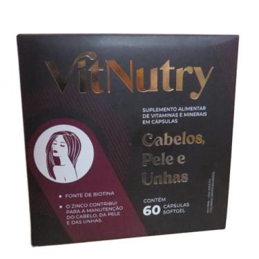 Imagem de VitNutry Cabelos Pele e Unhas Fonte de Biotina Forhealth