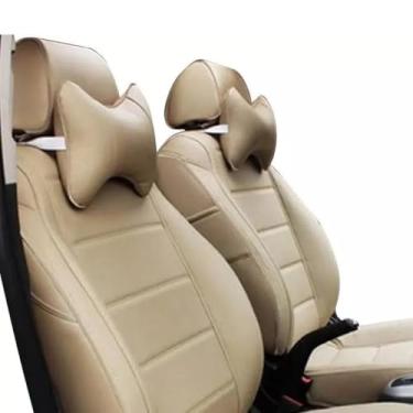Imagem de Almofada Encosto de Proteção Para Pescoço Banco Carro AUTOMOTIVO (Bege)