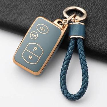 Imagem de Toyota RAV4 Highlander Camry Avalon Prius Capa De Chave Silicone TPU F