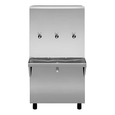 Imagem de Bebedouro Industrial 100 Litros Aço Inox + Filtro 220v - Original Bebe