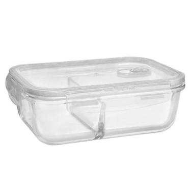 Imagem de Pote de Vidro Hermético Mimo Style 640ml com Divisória
