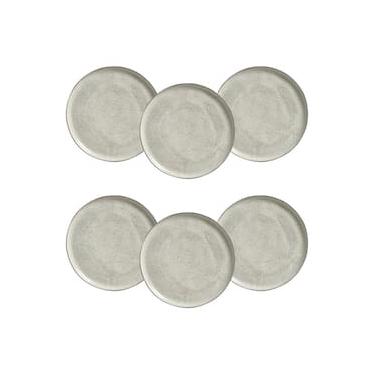 Imagem de Conjunto de Pratos Rasos Porto Brasil Bio Pistache Verde Menta 29cm - 6 Peças