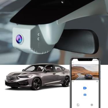 Imagem de Fitcamx 4K Dash Cam Adequada para Acura Integra 2023-2026 e Type S (Preta Capa), Integrado OEM Estilo, 2160P UHD Vídeo, WiFi & APP, Loop Gravação, Gravidade Sensor, Fácil de Configurar, 64GB Cartão
