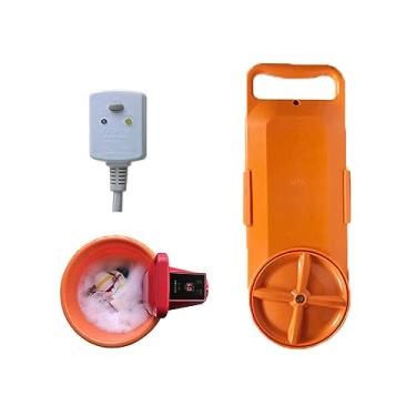 Imagem de Mini máquina de lavar portátil, máquina de lavar montada em balde, lavadora compacta semiautomática com visor digital e proteção contra vazamento, adequada para dormitório, apartamento, viagens