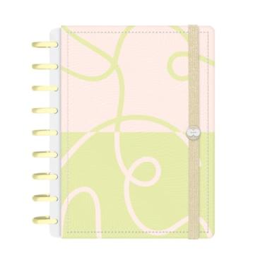 Imagem de Caderno de Disco Inteligente Iscool M+ Urban Flow Lupim Verde Claro