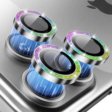 Imagem de Hoerrye Protetor de lente de câmera para telefone 17 Pro Max/17 Pro - [Top 9H + vidro temperado - grau militar de 3,5 m] Capa protetora de tela de câmera HD para iPhone, compatível com capa de iPhone