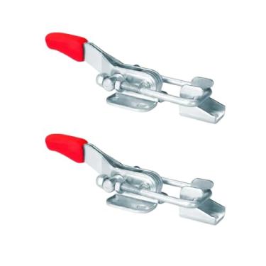 Imagem de Grampo Tensor de Aperto Rápido Dobrado Zincado GA120 GA120D E120 Kit com 2 Peças