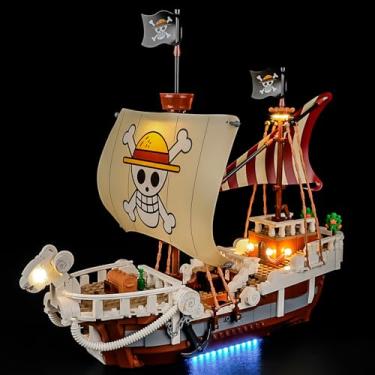 Imagem de YEABRICKS LED Light for Lego-75639 One Piece The Going Merry Pirate Ship Building Blocks Model (Building Set NOT Included)