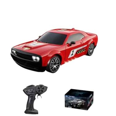 Imagem de Carrinho de Controle Remoto Drift Rally Skyline Gtr, Rodas Extras, Recarregável, Obstáculos (Vermelho 2)