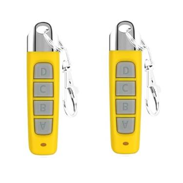 Imagem de Twins Kit2 Universal 4 Botões Clonagem Alarmes Sem Fio Controle Remoto Substituição Portão Elétrico 433,92 MHz para Porta de Garagem de Carro Portas Rolantes Fechadura Claraboia (Roxo-Preto) (ABCD