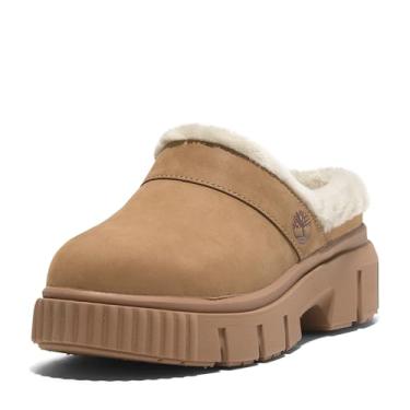Imagem de Timberland Sapato feminino Greyfield forrado quente, Nobuck bege médio, 5.5 Wide