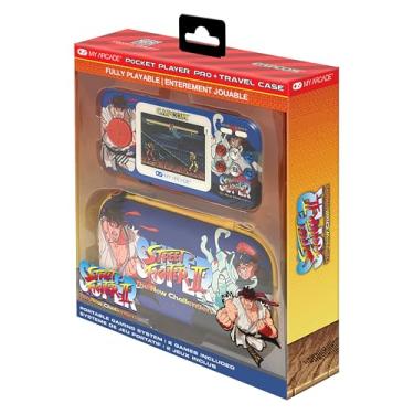 Imagem de My Arcade Street Fighter II Pocket Player Bundle: Officially Licensed, Portable Gaming Console. Travel Case, Screen Protector Included