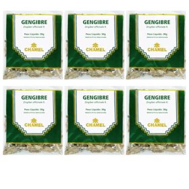 Imagem de Chá Gengibre Raiz Kit 6 Pacotes Chamel