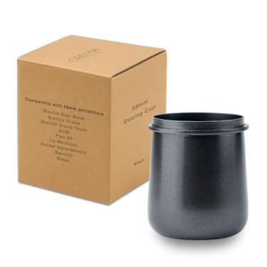 Imagem de Crema Coffee Products Copo dosador de 58 mm | Compatível com Breville Portafilters etc | Durável 100% aço inoxidável | Aba embutida para facilitar a transferência | Design elegante e sem bagunça |