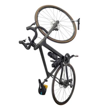 Imagem de Gancho para bicicleta WheelRest, suporte de parede para garagem, sem elevação, carga máxima de 34 kg, serve para todas as bicicletas, suporte vertical de armazenamento de bicicleta, gancho ajustável