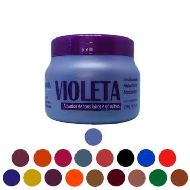 Imagem de Mascara Matizadora Mairibél Profissional 250g Escolha Cor (Violeta)
