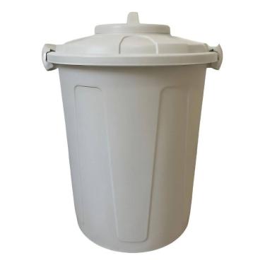 Imagem de Lixeira Cesto Multiuso Tampa Trava Prática Higiênica 60L Br