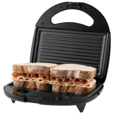 Imagem de Sanduicheira Mondial Fast Grill S-12 Preta 750W Antiaderente