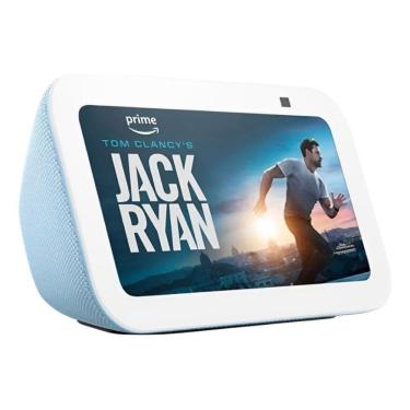 Imagem de Caixa Som Echo Show 5 Azul 2025 Display 5,5 Alexa E Câmera