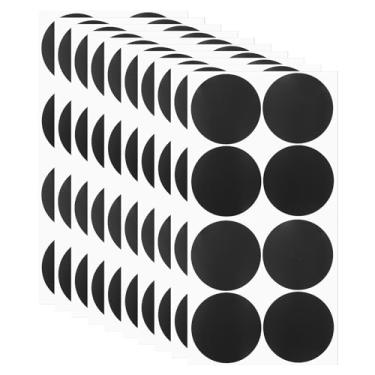 Imagem de Adesivos redondos coloridos de 5 cm, 30 peças de etiquetas adesivas removíveis de codificação para escritório, loja, casa, sala de aula, classificação, preto