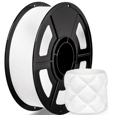 Imagem de ISANMATE Filamento PLA fosco 1,75 mm, filamento de impressora 3D PLA branco 1 kg (2,2 lbs) para impressoras 3D Bambu Lab, AMS, AMSLite, precisão dimensional +/- 0,02 mm