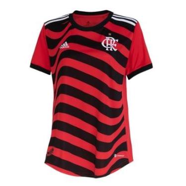 Imagem de Camisa 3 CR Flamengo 22/23 Feminina-Vermelho Adidas-Masculino