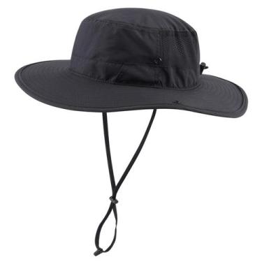 Imagem de Chapéu Connectyle UPF 50+ respirável ajustável preto