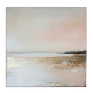 Imagem de Stupell Industries Muted Landscape Hidden Coast Canvas Wall Art, design by Petal Prints Design, 17 x 17