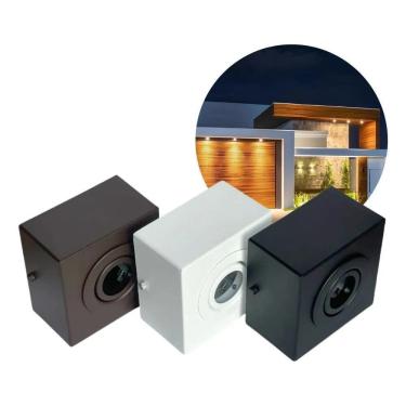 Imagem de Kit 3 Spot Sobrepor Para Beiral Teto Para Lâ Branco 127/220V