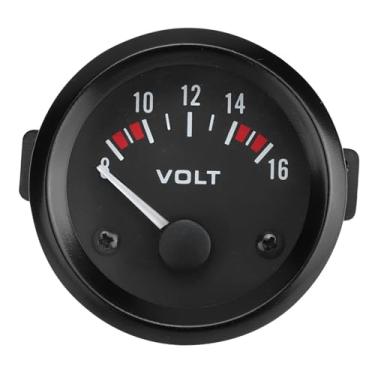 Imagem de Voltímetro de Carro Universal, 52 Mm/2in 8-16V Medidor de Bitola, Liga de Alumínio de Alta Sensibilidade, Luz Branca, Ajuste para a Maioria Dos Veículos de 12V, Substituição