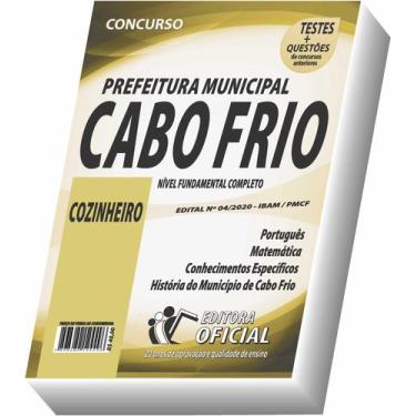 Imagem de Apostila Prefeitura De Cabo Frio - Cozinheiro - Curso oficial