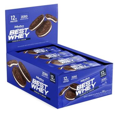 Imagem de Best Whey Bar 12g Protein 12 Barras de 49g - Atlhetica Nutrition