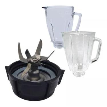 Imagem de Kit 6 Lâminas Inox Base E Anel Vedação Liquidificador Oster - Dasshaus
