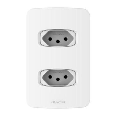 Imagem de Conjunto 2 Tomadas 20A - Alumbra Gracia - 85336